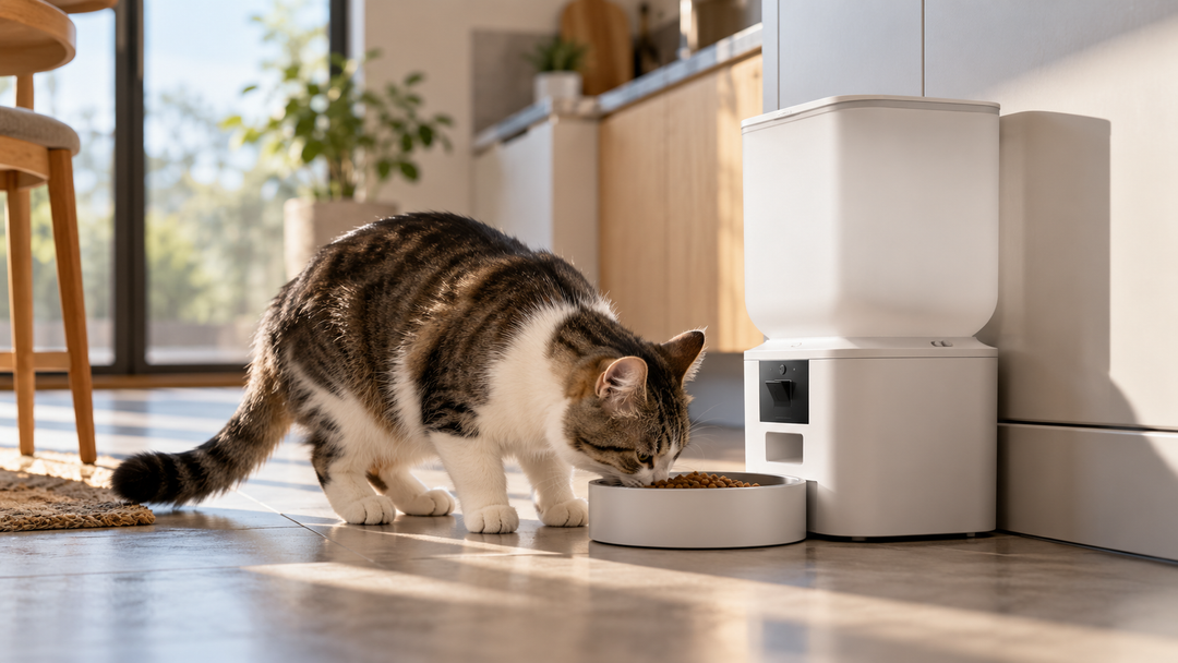 Futterautomat für Katzen: Fütterungszeiten planen, auch wenn du unterwegs bist