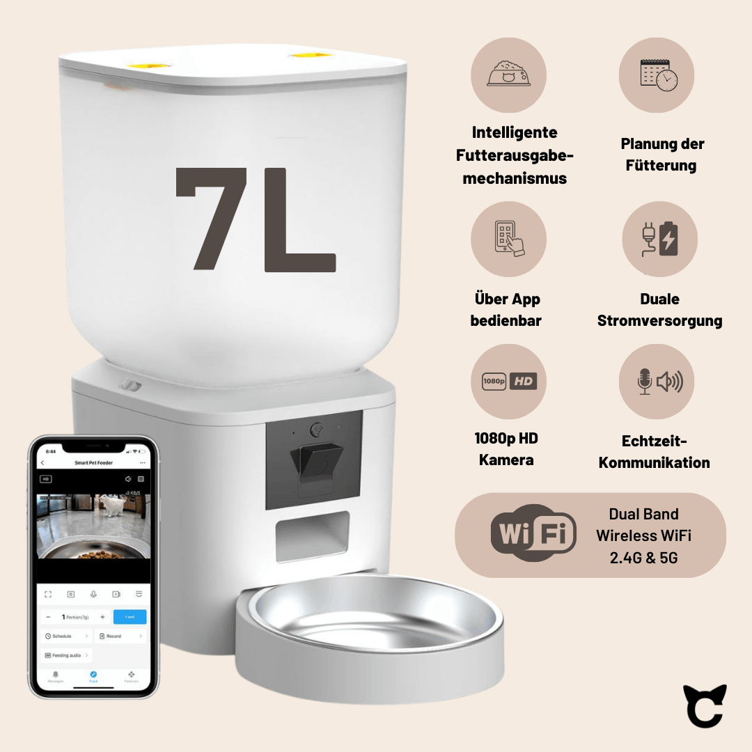 Futterspender Smart CatzyFeeder - catzyfied.ch